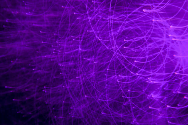 Purple Futuristic Abstract Stream