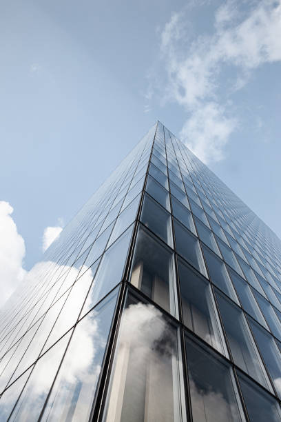 istock Modern building and cloudy sky in the background 1932301047