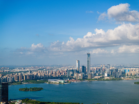 China, Jiangsu, Suzhou Industrial Park, Jinjihu Commercial District