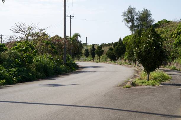 istock Curved road in front of Higa Road Park 1932315902