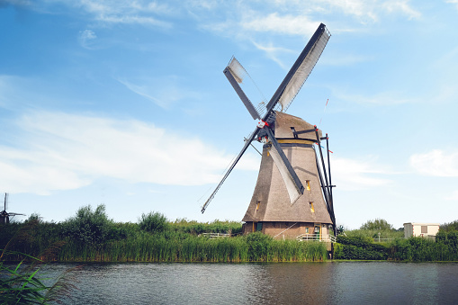 Kinderdijk is a village in the the Netherlands' South Holland province, known for its iconic 18th-century windmills.