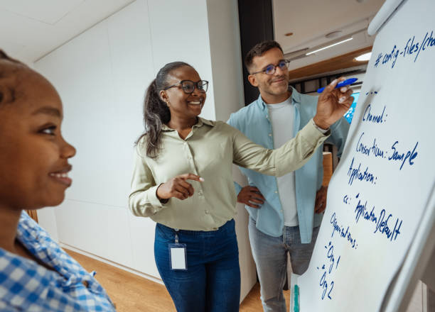 istock Business seminar and teamwork in modern corporate office 1932326507
