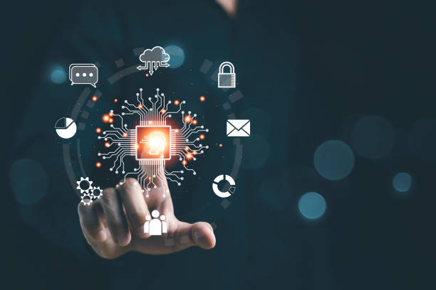 istock Ai, Artificial intelligence technology. Smart robot ai. Secretary to search information and command system. Modern tools for analyzing business data. Convenience tools. Future technology. Chatbot. 1932352682