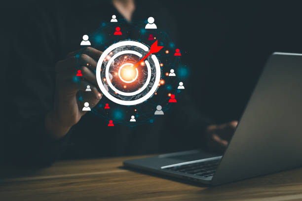 istock Population sampling business research, concept. marketing goals, customer care services, customer relationship management (CRM), market segmentation, personal data. Human Resource Management (HRM) 1932353190