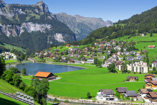 istock Engelberg, Switzerlan with Eugenisee Lake 1932444920