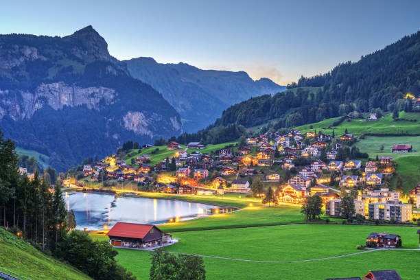 istock Engelberg, Switzerlan with Eugenisee Lake 1932445458
