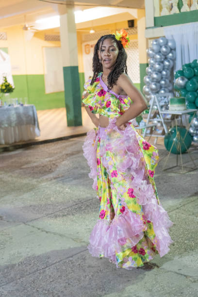 istock Festive Cumbia Dancer in Traditional Attire 1932476910