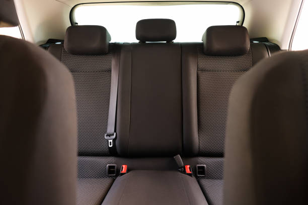 istock Stylish car interior with comfortable passenger seats 1932520854