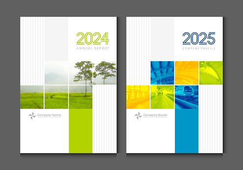 Cover design annual report business catalog company profile brochure magazine flyer booklet poster banner. A4 template design element cover vector.