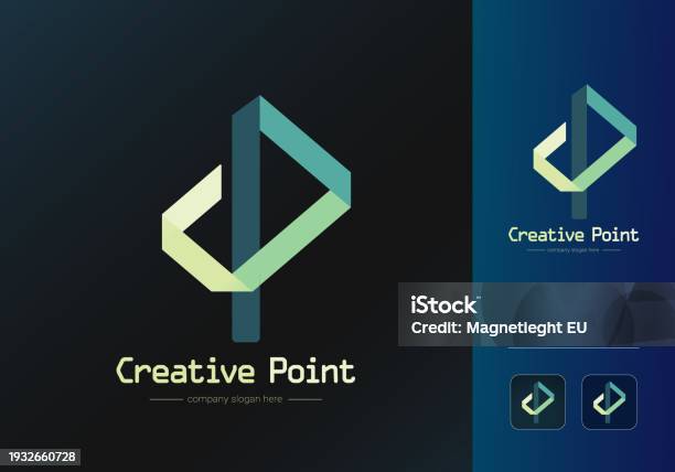 Creative Point Design Vector Template Stock Illustration - Download ...
