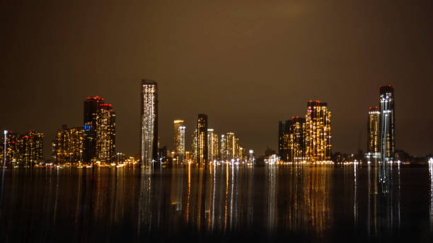 istock Abstract long exposure effect of Manhattan 1932668807