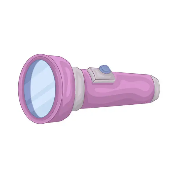 Vector illustration of Flashlight