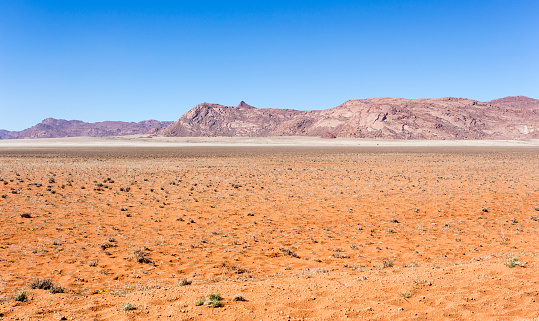 Photo of wonderful desert landscape in Namibia