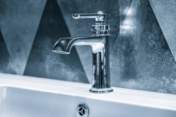Interior of a bathroom in a hotel or apartment
