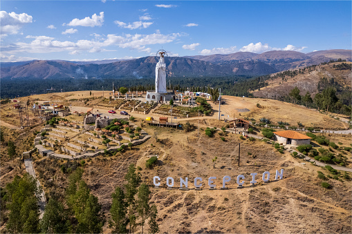 Aerial view of the Immaculate Virgin of the Conception in Huancayo. photo