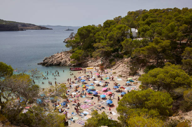 istock Ibiza, Spain - August 30, 2022 : View of Cala Saladeta 1932808652