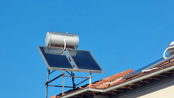 istock solar water heater isolated energy economy 1932875932
