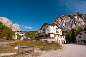 Mountain Pass in the Dolomites of Italy