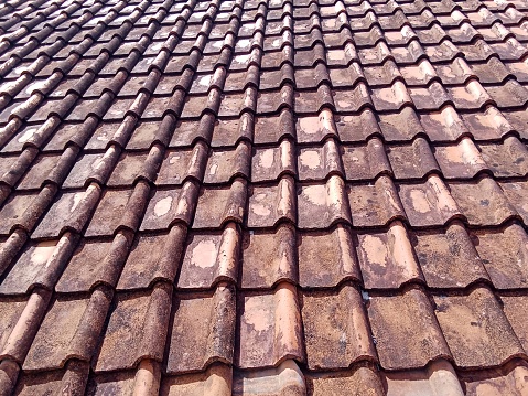 The old roof tile style