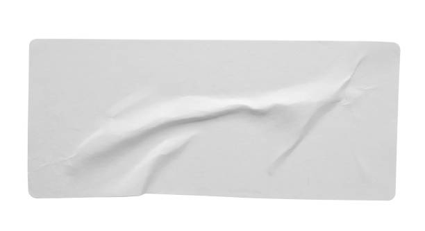 istock Paper sticker label isolated on white background 1933553391