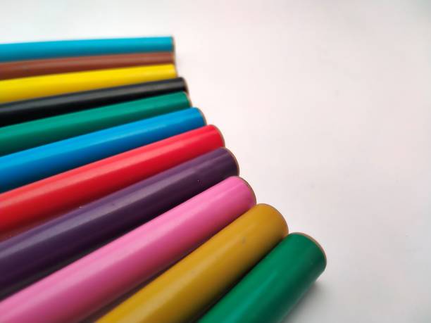 istock Colorful markers on a light background, for space text 1933634913