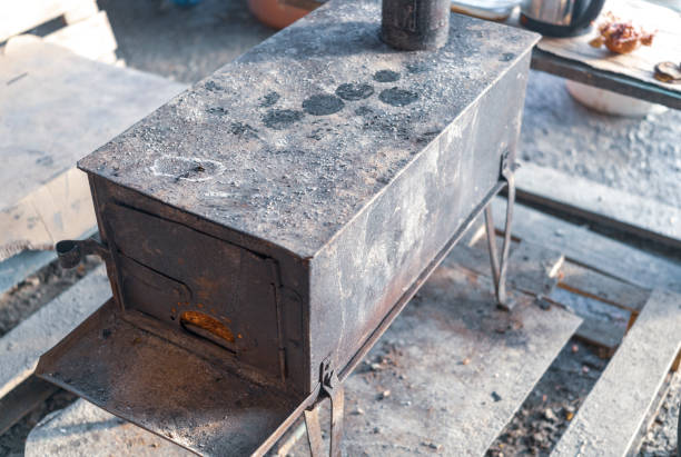 istock portable handmade metal fireplace 1933864158