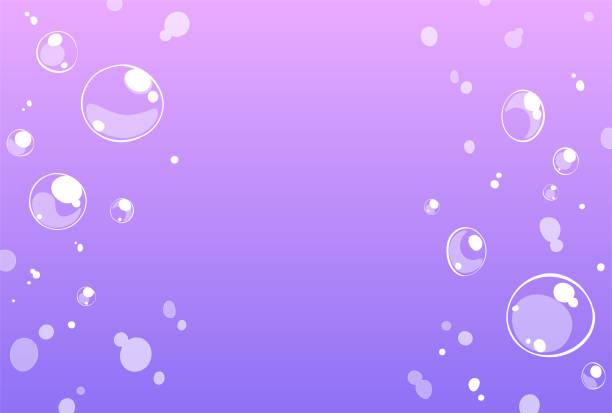 illustrazioni stock, clip art, cartoni animati e icone di tendenza di background illustration of underwater bubbles - bubble bubble wand soda water