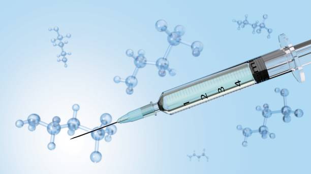 istock isolated taurine molecule and medical syringe, 3d rendering 1933882268