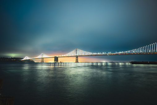 The San Francisco–Oakland Bay Bridge, known locally as the Bay Bridge, is a complex of bridges spanning San Francisco Bay in California.