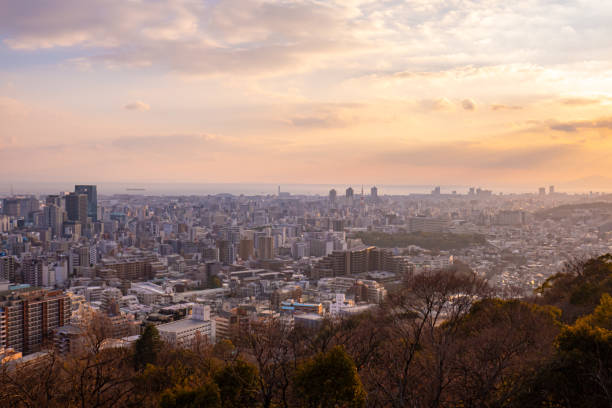 istock Cityscape at dusk 1933999503