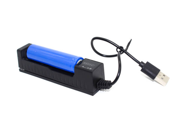 istock Lithium Battery USB Charger isolated on white background 1934052023