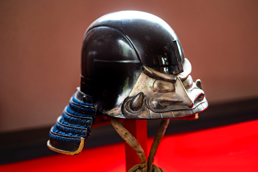 Samurai helmets.