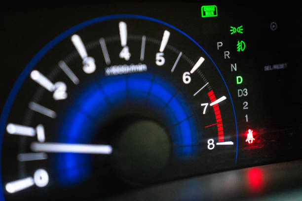 This car dashboard auto digital fast speed meter number kilometer km for control driving console indicator,