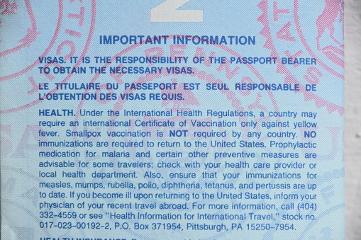 Expired US passport