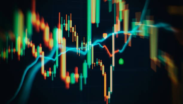istock Electronic virtual platform showing trends and stock market fluctuations 1934147200