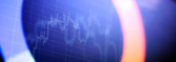 istock Candlesticks going up indicating crypto rising in value. Graphical representation of volumes and time intervals of digital cryptocurrency past price movements 1934147727