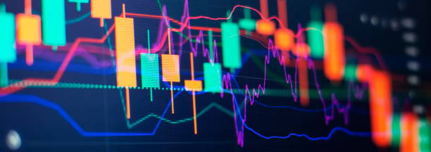istock Candlesticks going up indicating crypto rising in value. Graphical representation of volumes and time intervals of digital cryptocurrency past price movements 1934157049