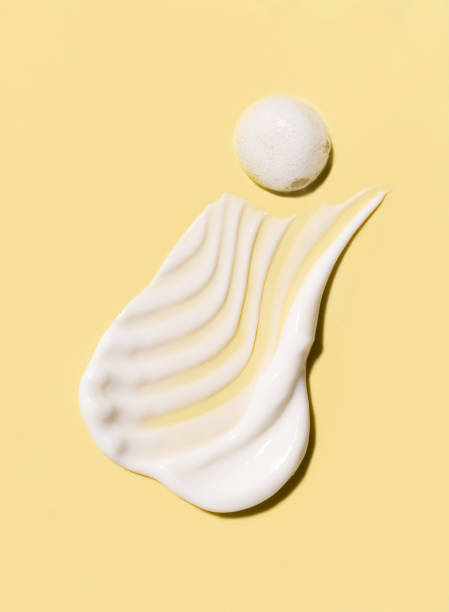 istock cosmetic smears cream texture on pastel background 1934168224