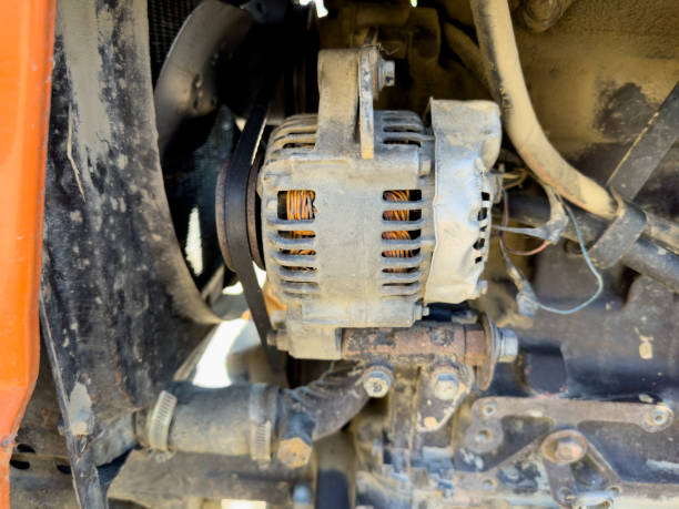 istock Alternator of a tractor closeup 1934182832