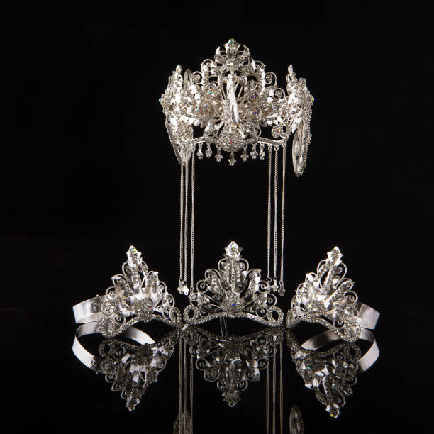 istock traditional siger head crown. Indonesian bride accessories isolated on black background 1934201408