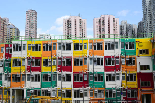 Transitional Housing Project at “Ho Yuet Home” at Wong Tai Sin Road, kowloon, hong kong - 01/14/2024 15:42:42 +0000.