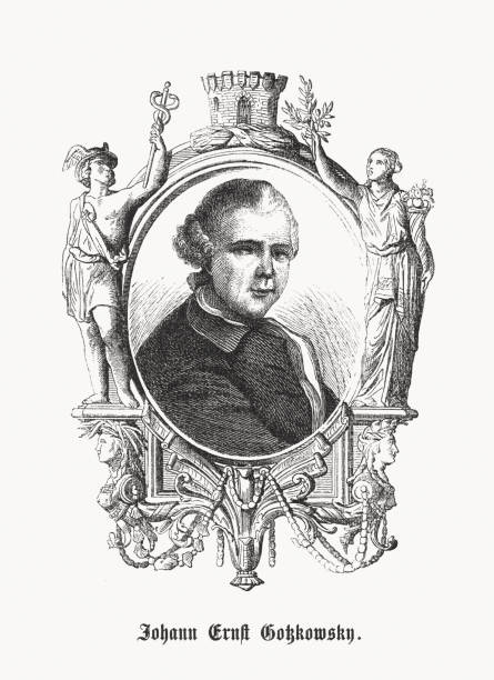 istock Johann Ernst Gotzkowsky (Prussian merchant, 1710-1775), wood engraving, published 1869 1934276983