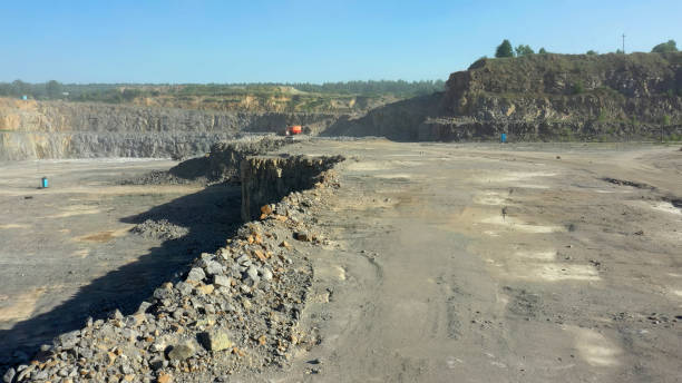 istock Extraction of granite. Open cast mine. Stone Quarrying. 1934314885