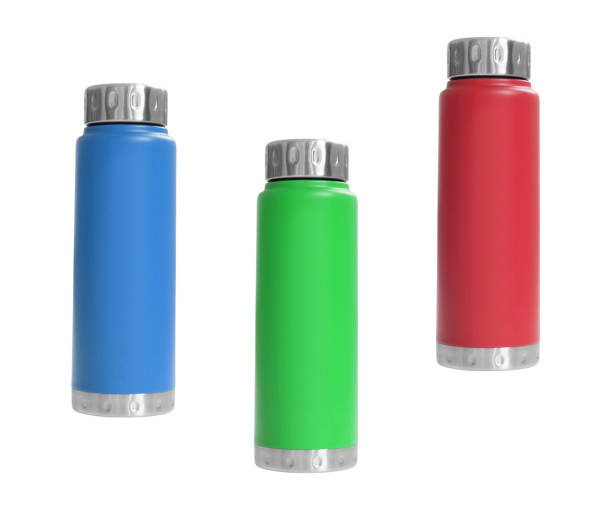 istock blue, green and red thermal mugs 1934335016