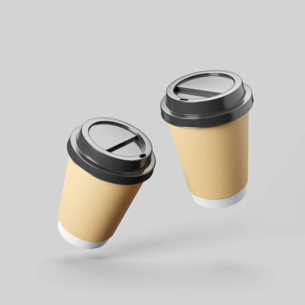 istock Craft paper coffee cup for mockup, brand presentation. 1934348130