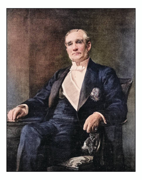 istock Antique photo of paintings: Man portrait 1934365764