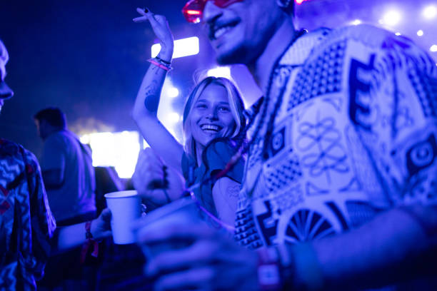 Dancing on a music festival!