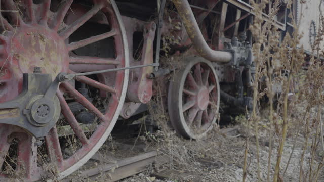 Eerie Abandoned Steam Engine Train