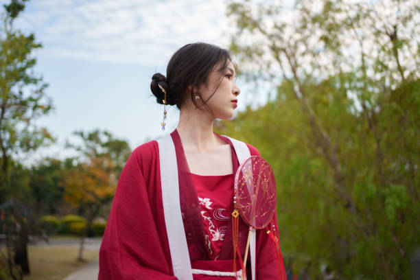 istock beautiful woman wearing hanfu 1934616428