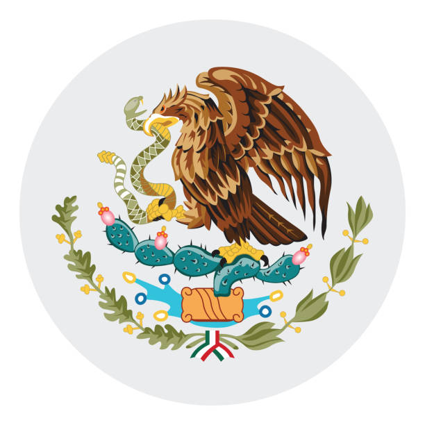 mexico flag. button flag icon. standard color. circle icon flag. 3d illustration. computer illustration. digital illustration. vector illustration. - mexico world trade center点のイラスト素材／クリップアート素材／マンガ素材／アイコン素材